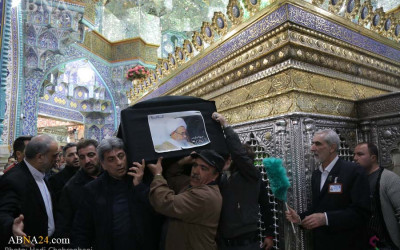 Secretary-General of AhlulBayt (a.s.) World Assembly attends at funeral c ( (20).jpg
